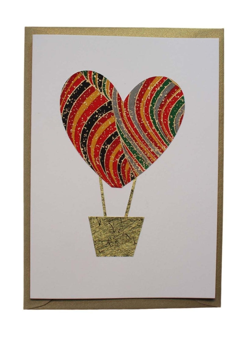 Greeting Card Hot Air Balloon - Liberties Papers