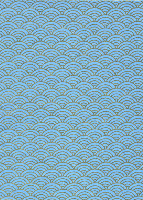 Chiyogami Art Deco Blue - Liberties Papers