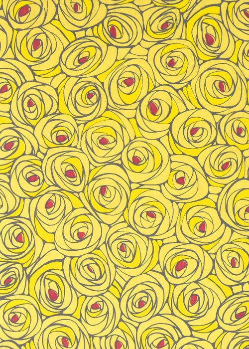 Chiyogami Yellow Roses - Liberties Papers