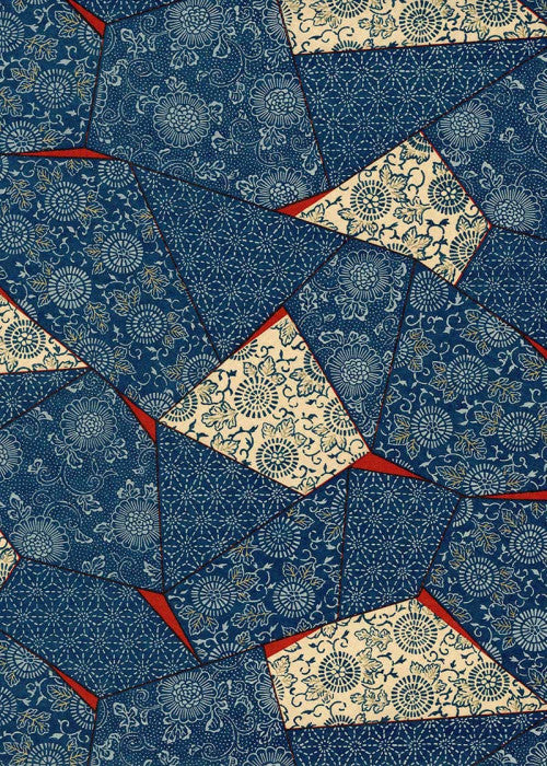 Chiyogami Denim Tapestry - Liberties Papers