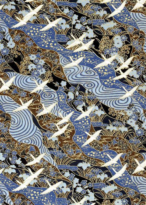 Chiyogami Crane Tapestry - Liberties Papers