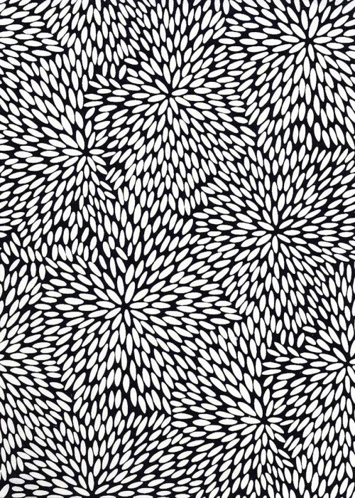Chiyogami Petal Burst Black - Liberties Papers
