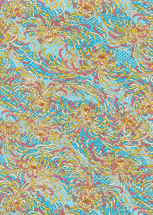 Chiyogami Shori Turquoise - Liberties Papers