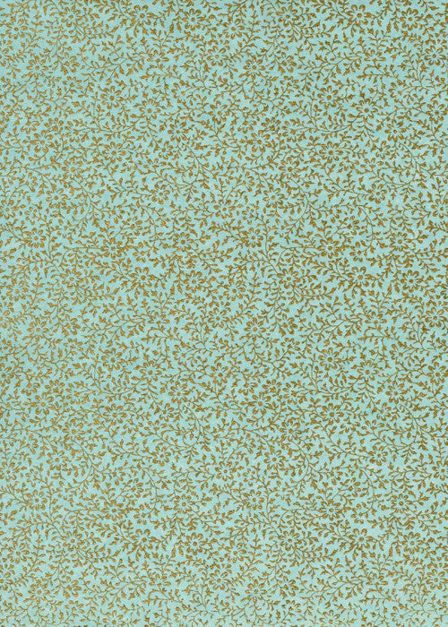 Chiyogami Turquoise Kinpaku - Liberties Papers