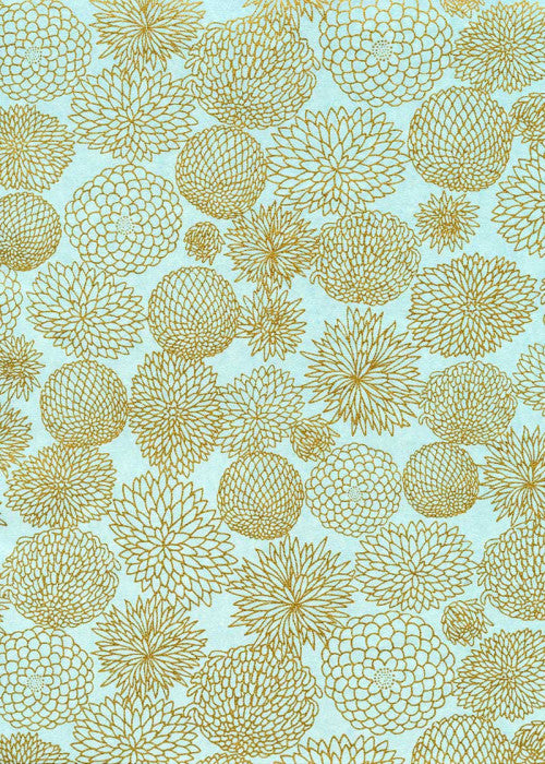 Chiyogami Turquoise Kojo - Liberties Papers