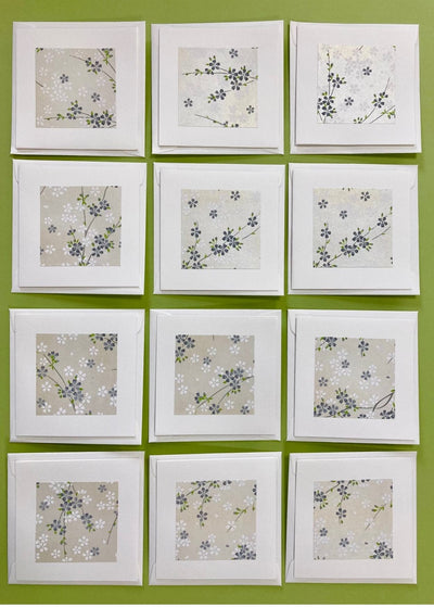 Hana Blossom Square Cards Winter Blossom - Liberties Papers