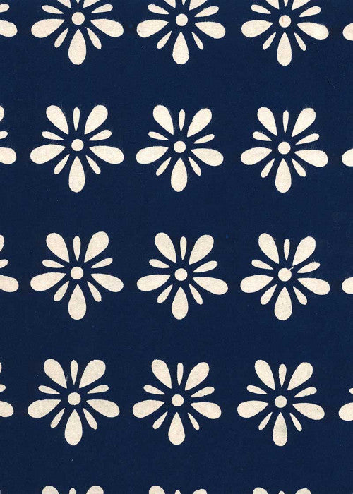 Katazome Shi - Indigo Flower - Liberties Papers