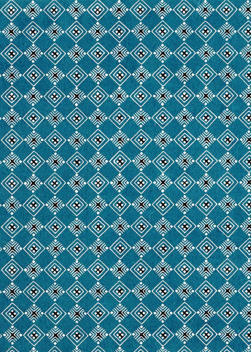 Katazome Shi - Blue Shatsu - Liberties Papers