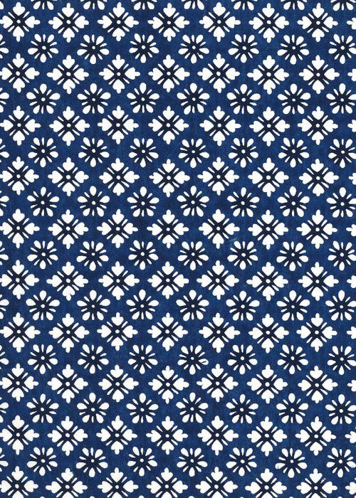 Katazome Shi - Indigo Lattice - Liberties Papers